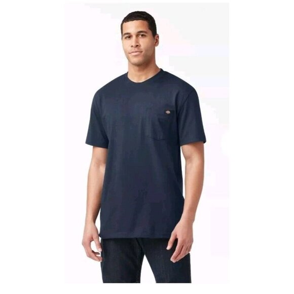 Dickies Men's Sz 2XL Jersey T-Shirt 50/50 Heavyweight Short Sleeve Pocket Crew - Picture 1 of 3